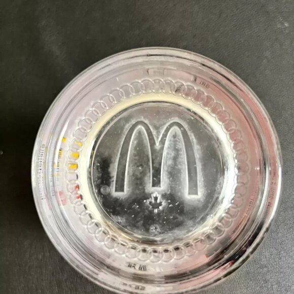 2008 McDonalds Beijing Olympics Glass Collectors Mug Red HuanHuan Cycling 16 oz - Picture 6 of 6